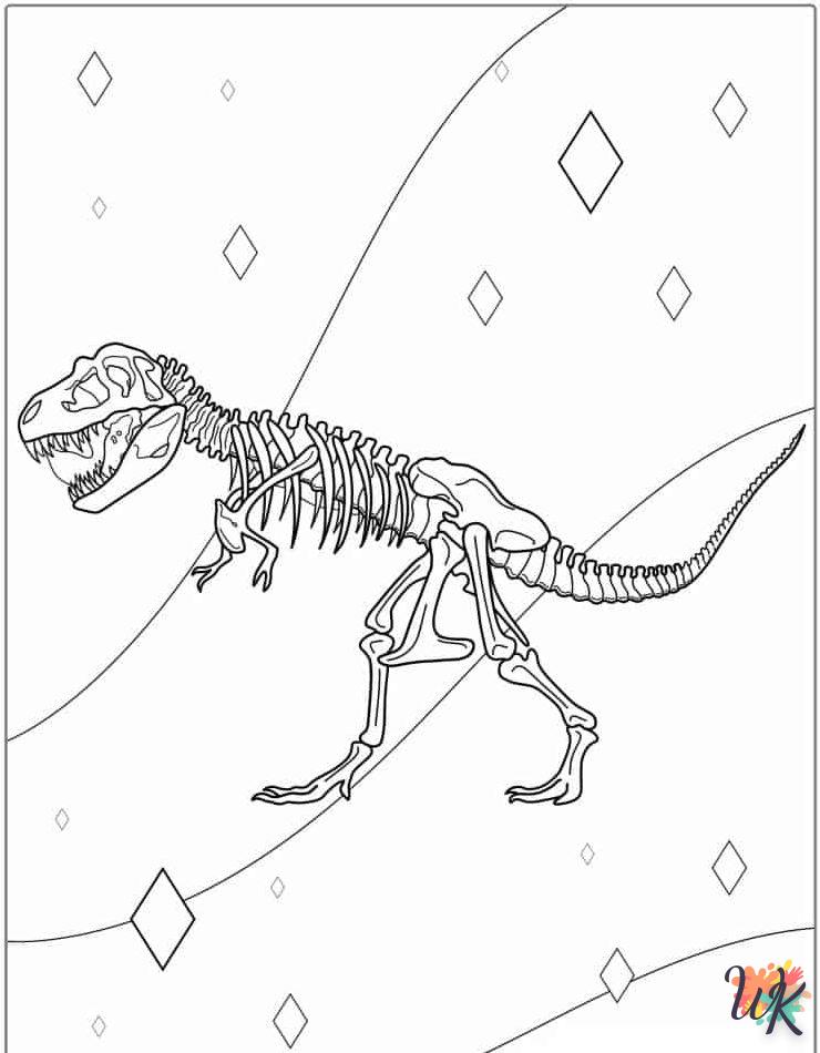 Dibujos para Colorear T Rex 10
