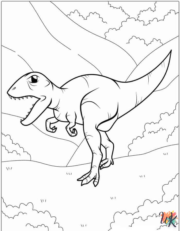 Dibujos para Colorear T Rex 9