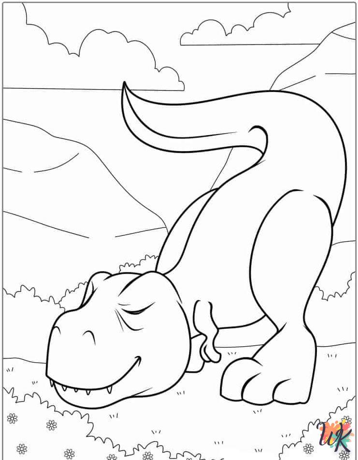 Dibujos para Colorear T Rex 36
