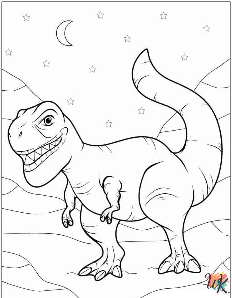 Dibujos para Colorear T Rex 35