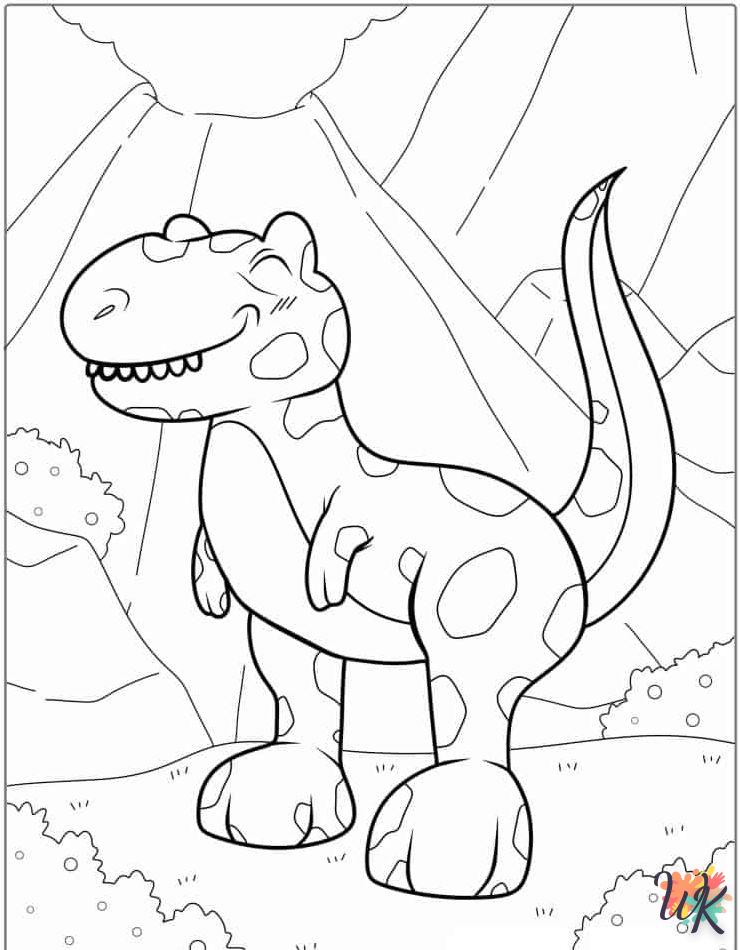 Dibujos para Colorear T Rex 34