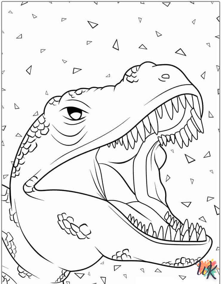 Dibujos para Colorear T Rex 32