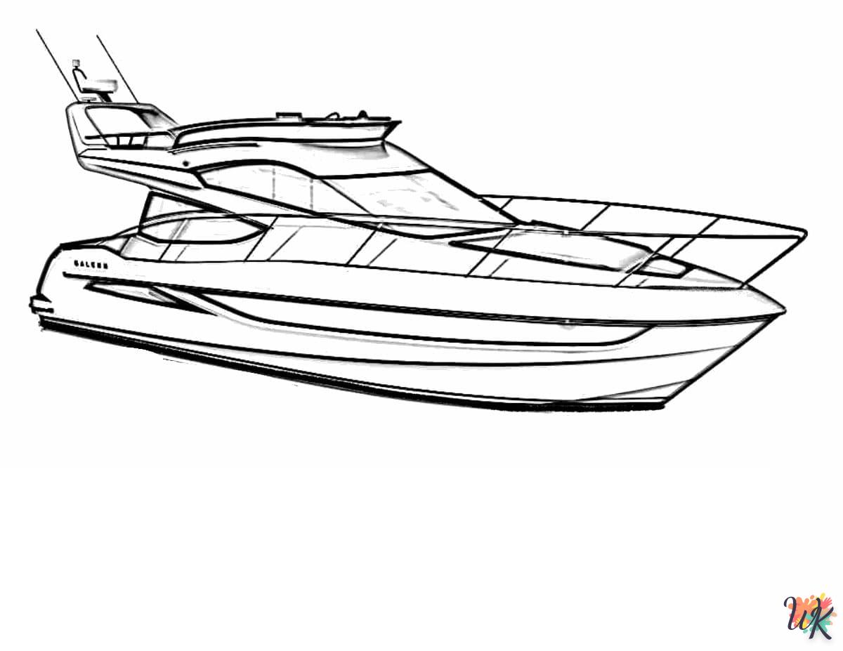 Dibujos para Colorear Barcos 33