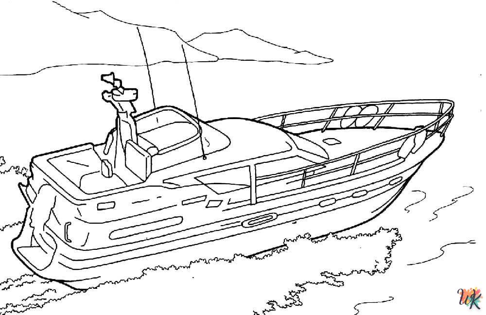 Dibujos para Colorear Barcos 39