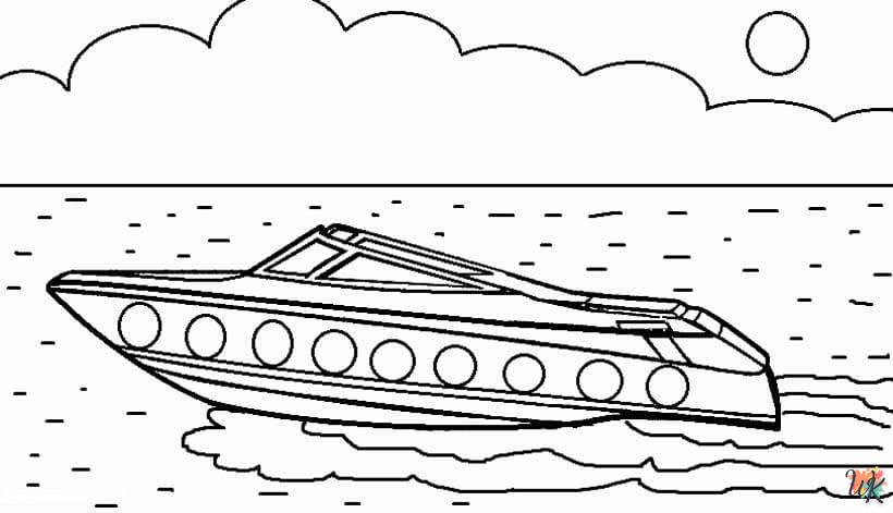 Dibujos para Colorear Barcos 56