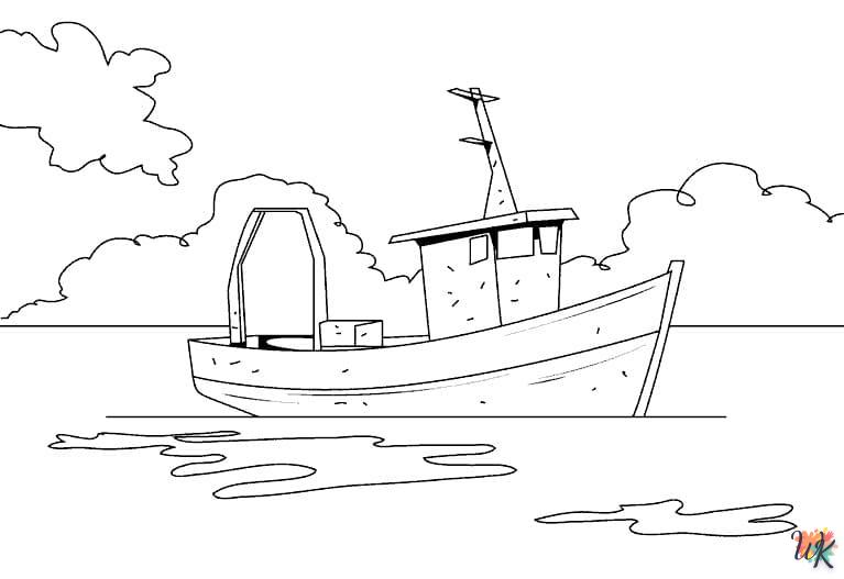 Dibujos para Colorear Barcos 57