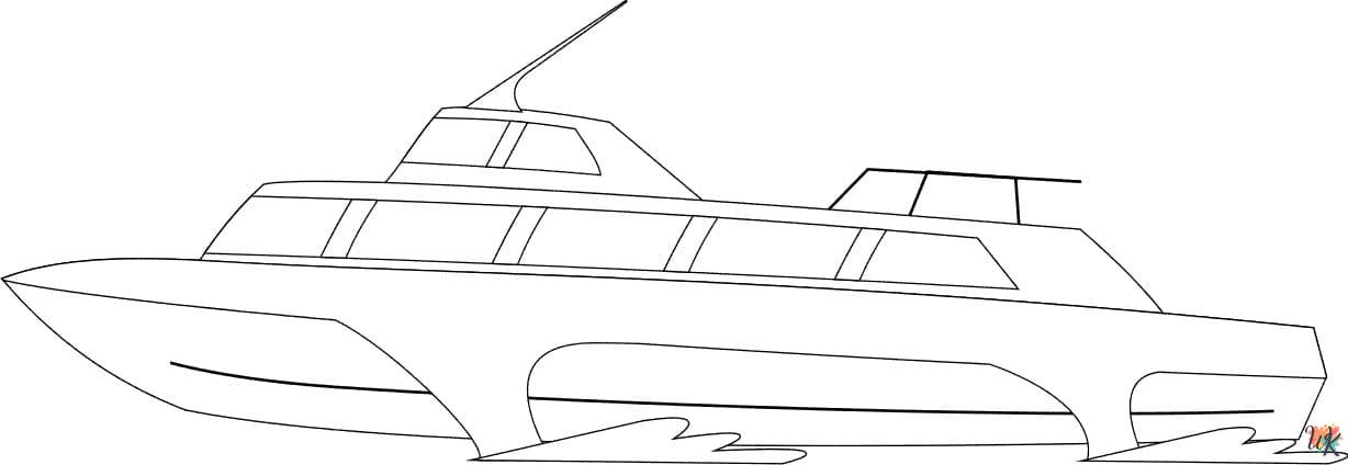 Dibujos para Colorear Barcos 59