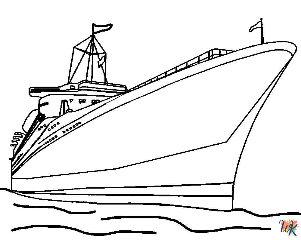 Dibujos para Colorear Barcos 61