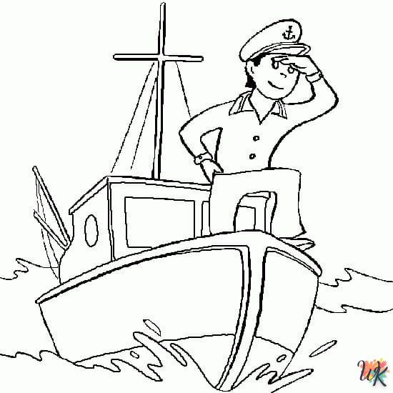 Dibujos para Colorear Barcos 91