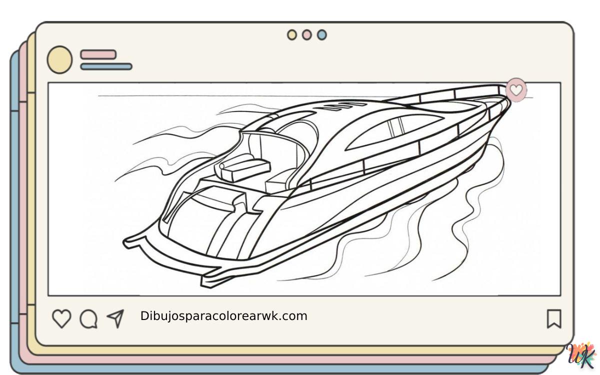 116 Dibujos Para Colorear Barcos