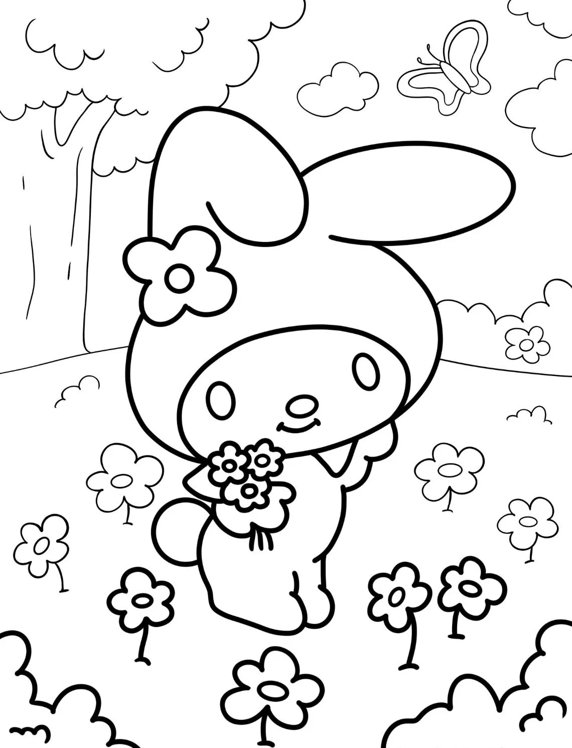 Dibujos para Colorear Sanrio 14