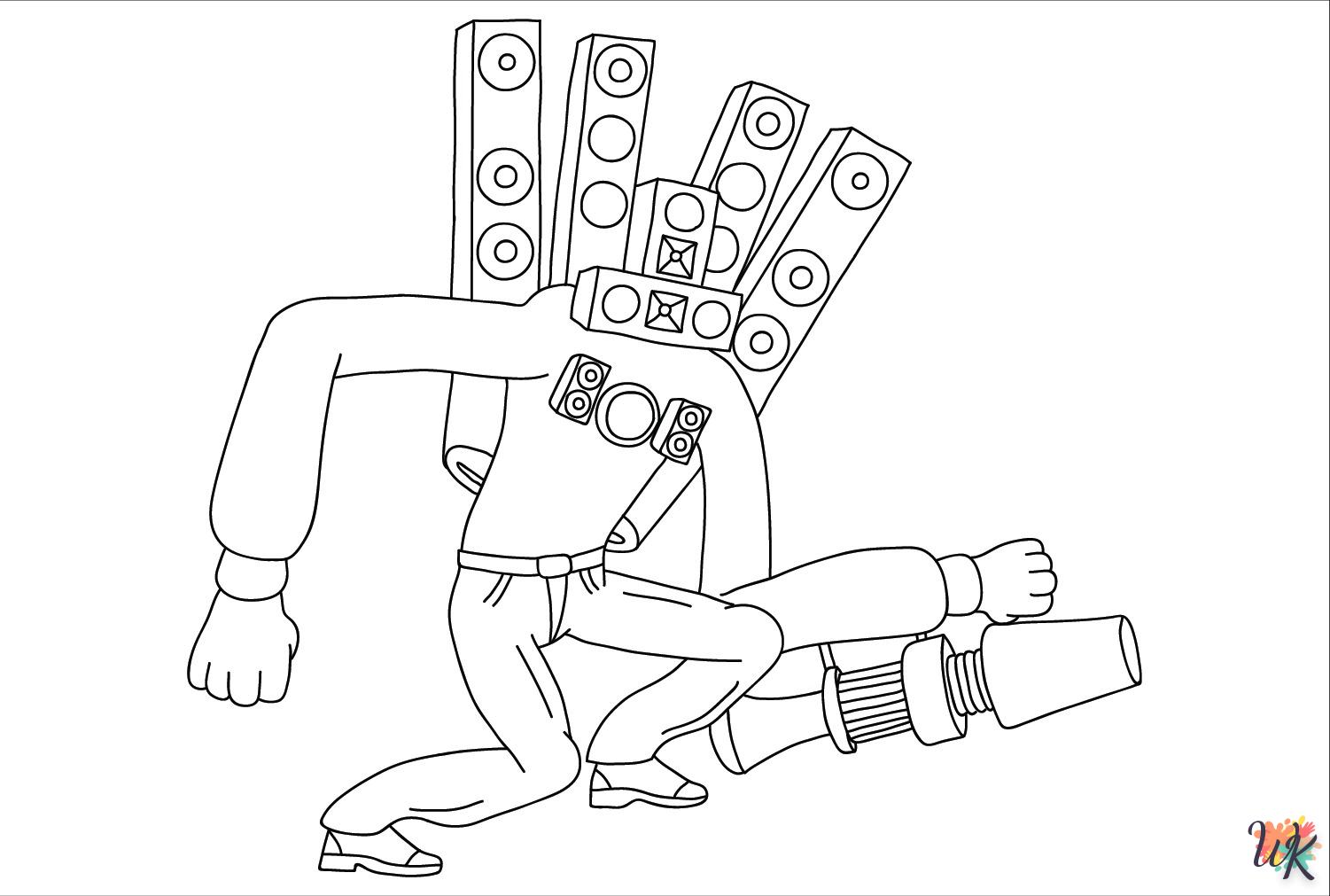 Dibujos para Colorear Titan Speakerman 10