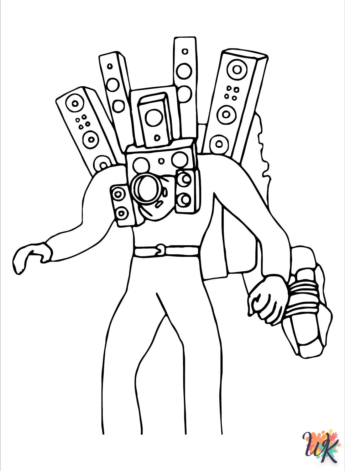 Dibujos para Colorear Titan Speakerman 15
