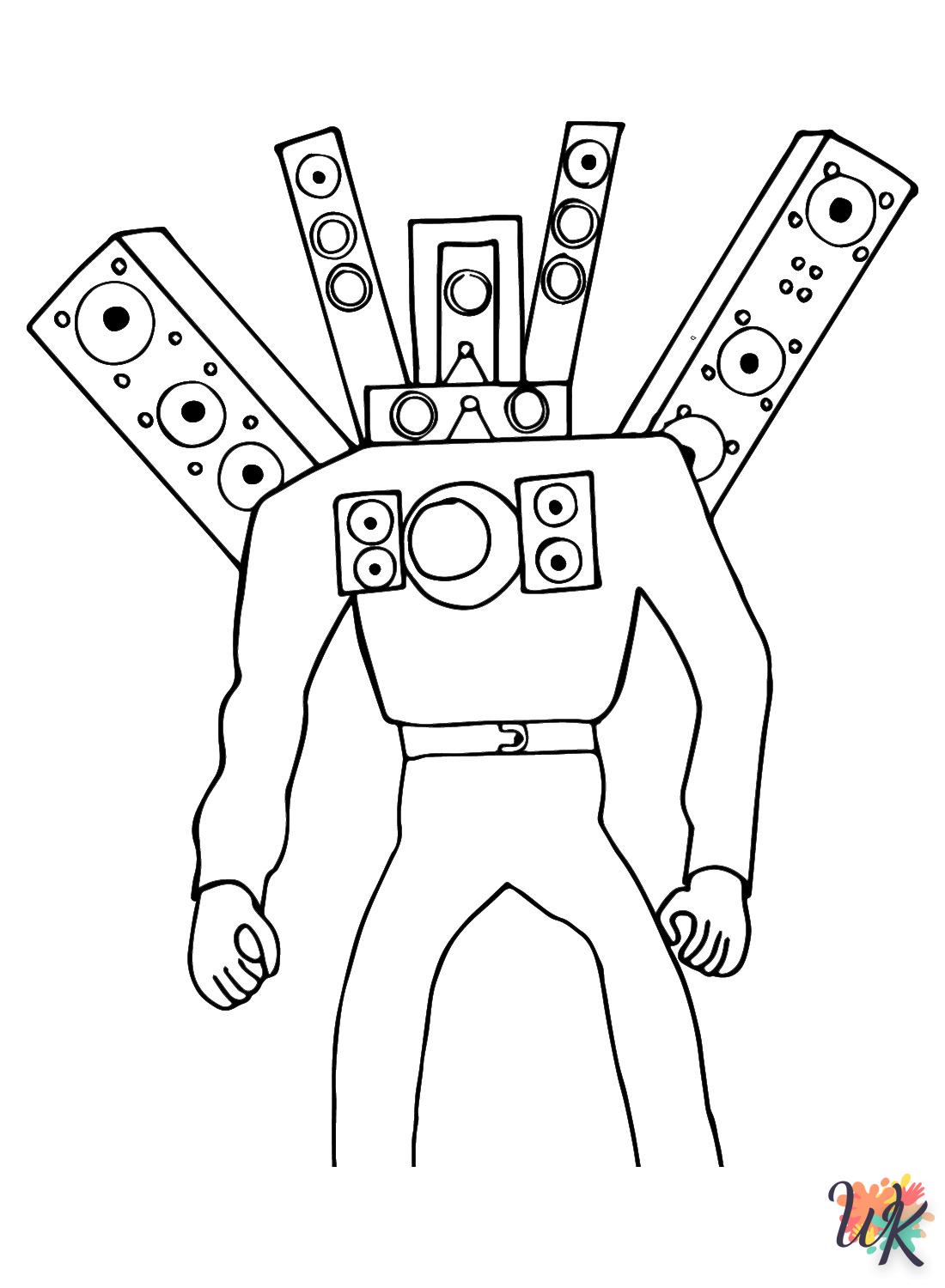 Dibujos para Colorear Titan Speakerman 19