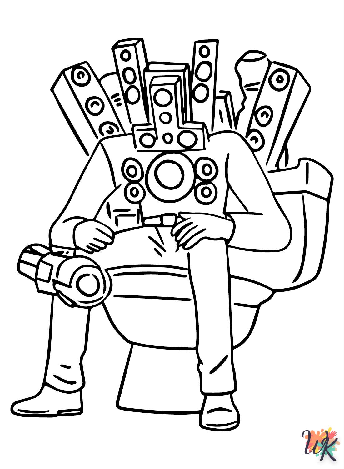 Dibujos para Colorear Titan Speakerman 2