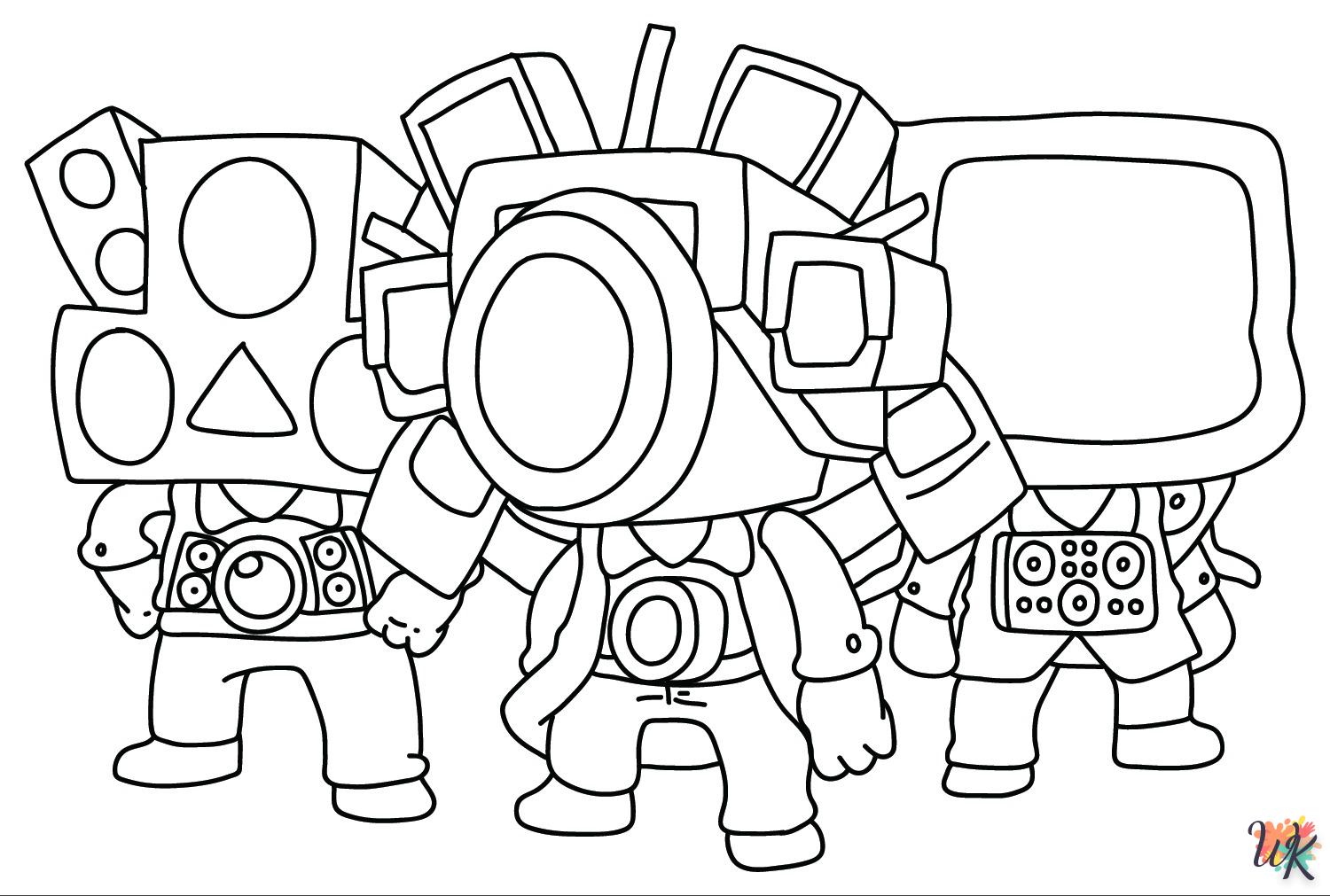 Dibujos para Colorear Titan Speakerman 22