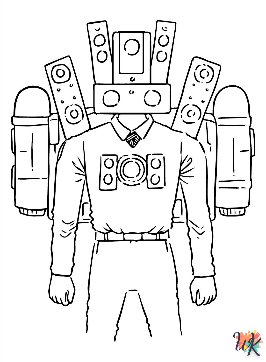 Dibujos para Colorear Titan Speakerman 3