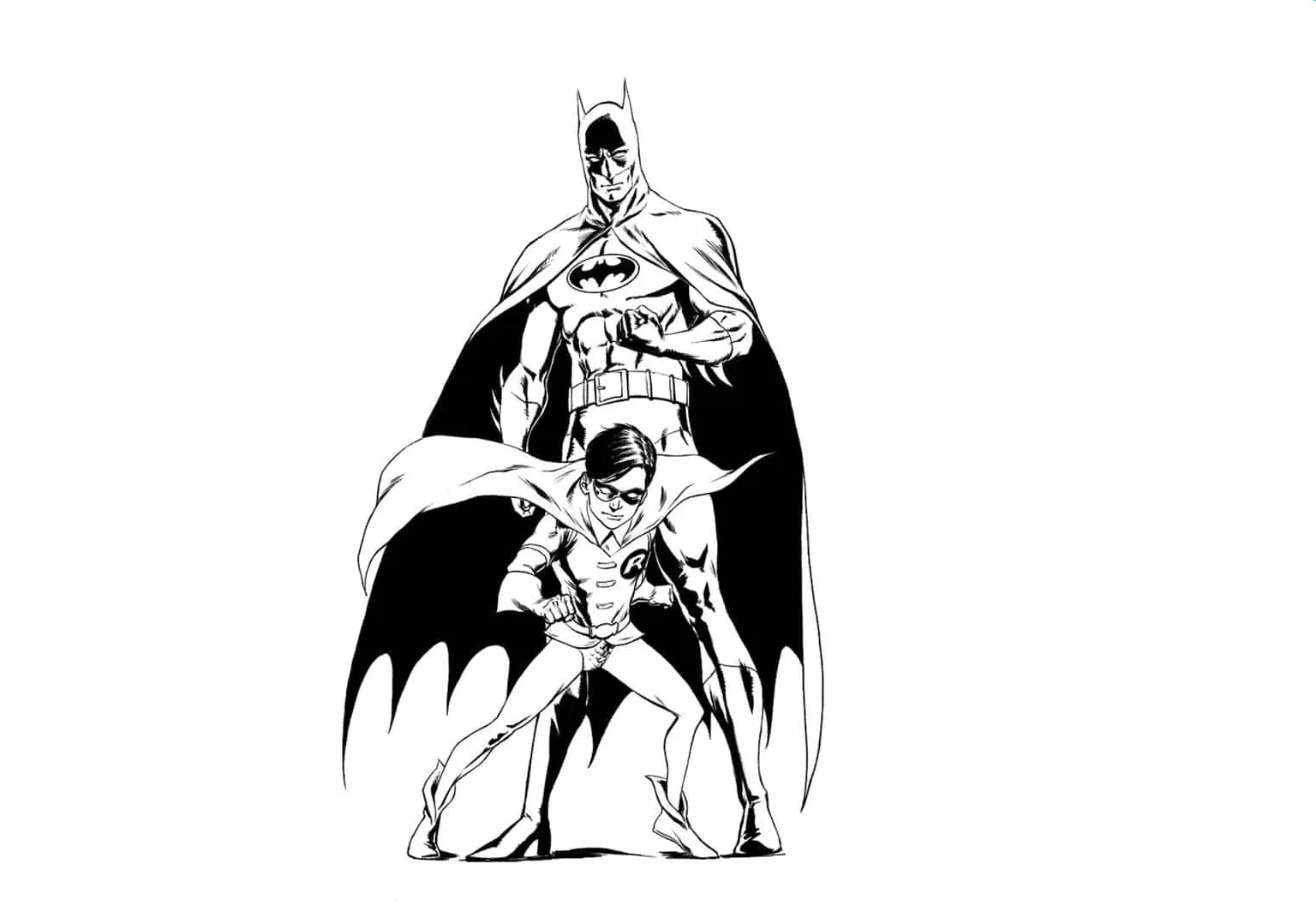 Batman colorear 35