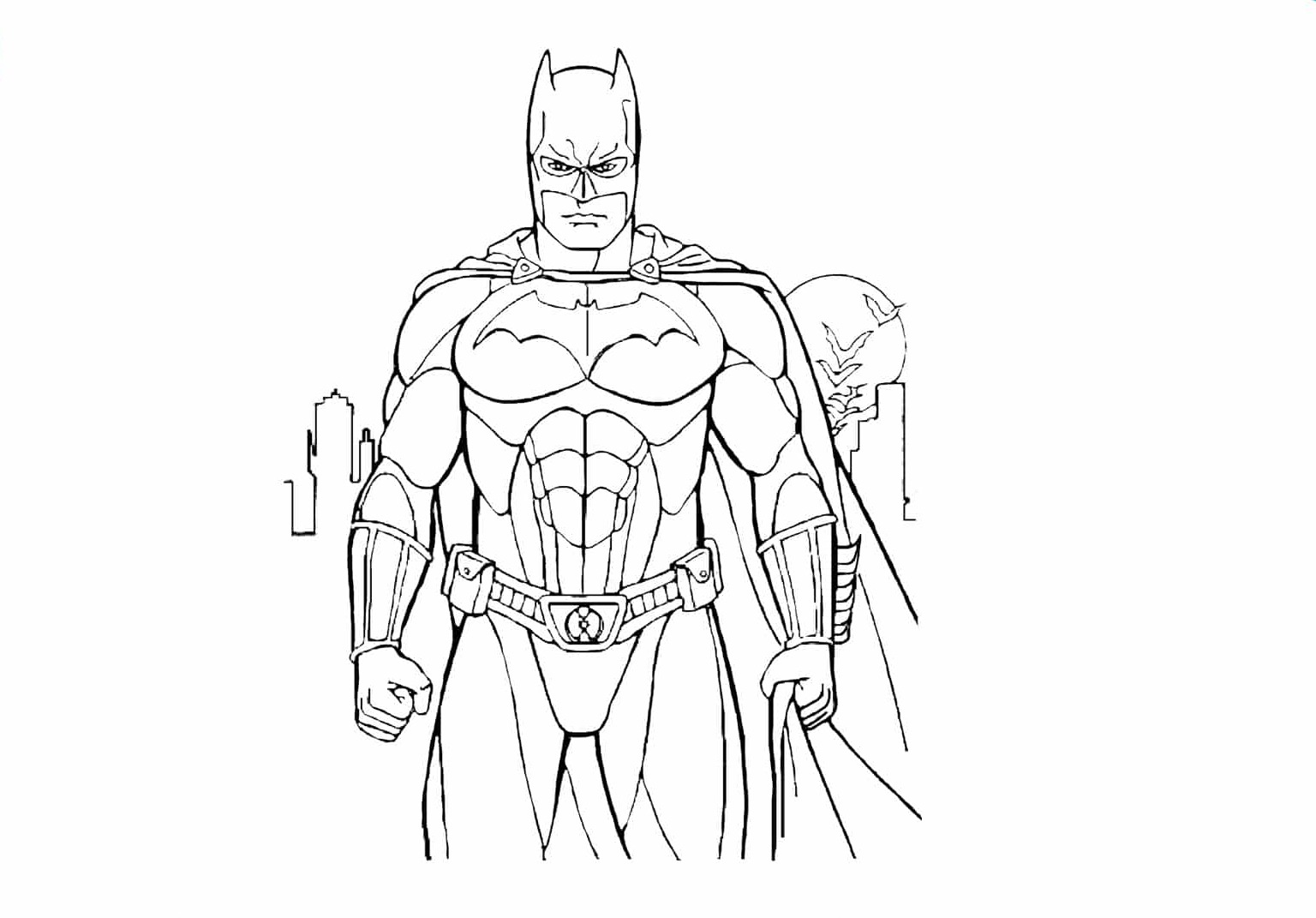 Batman colorear 38