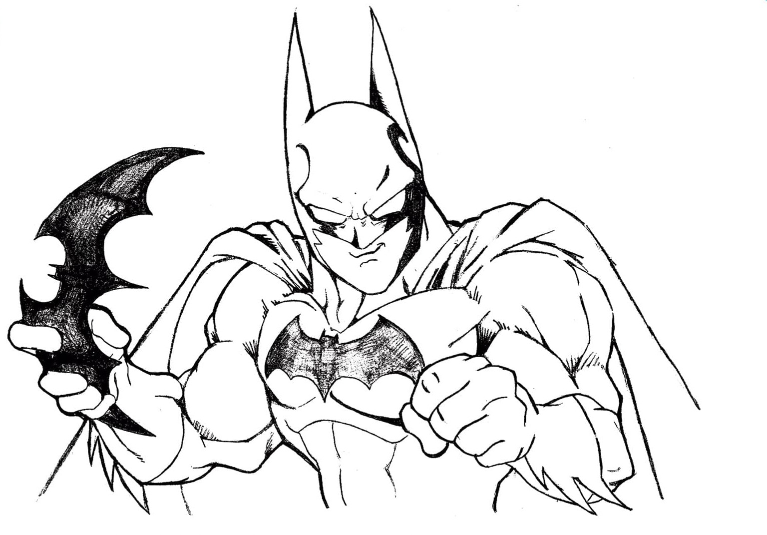 Batman colorear 39