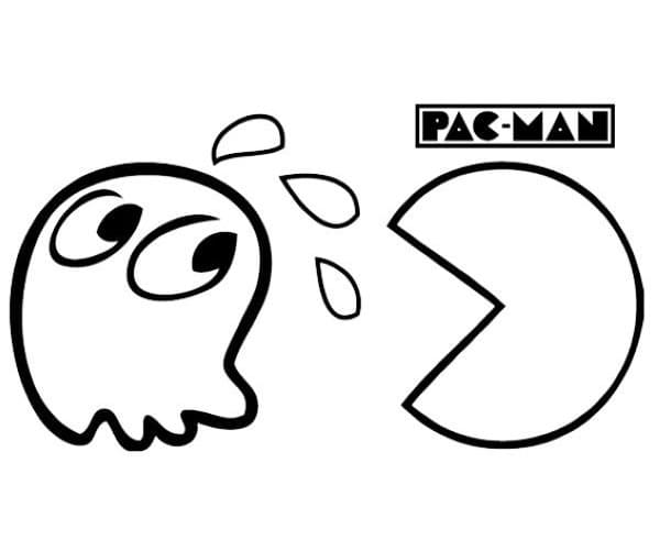 Colorear Pac Man 8